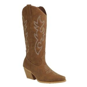 Tan Western Cowboy Boots